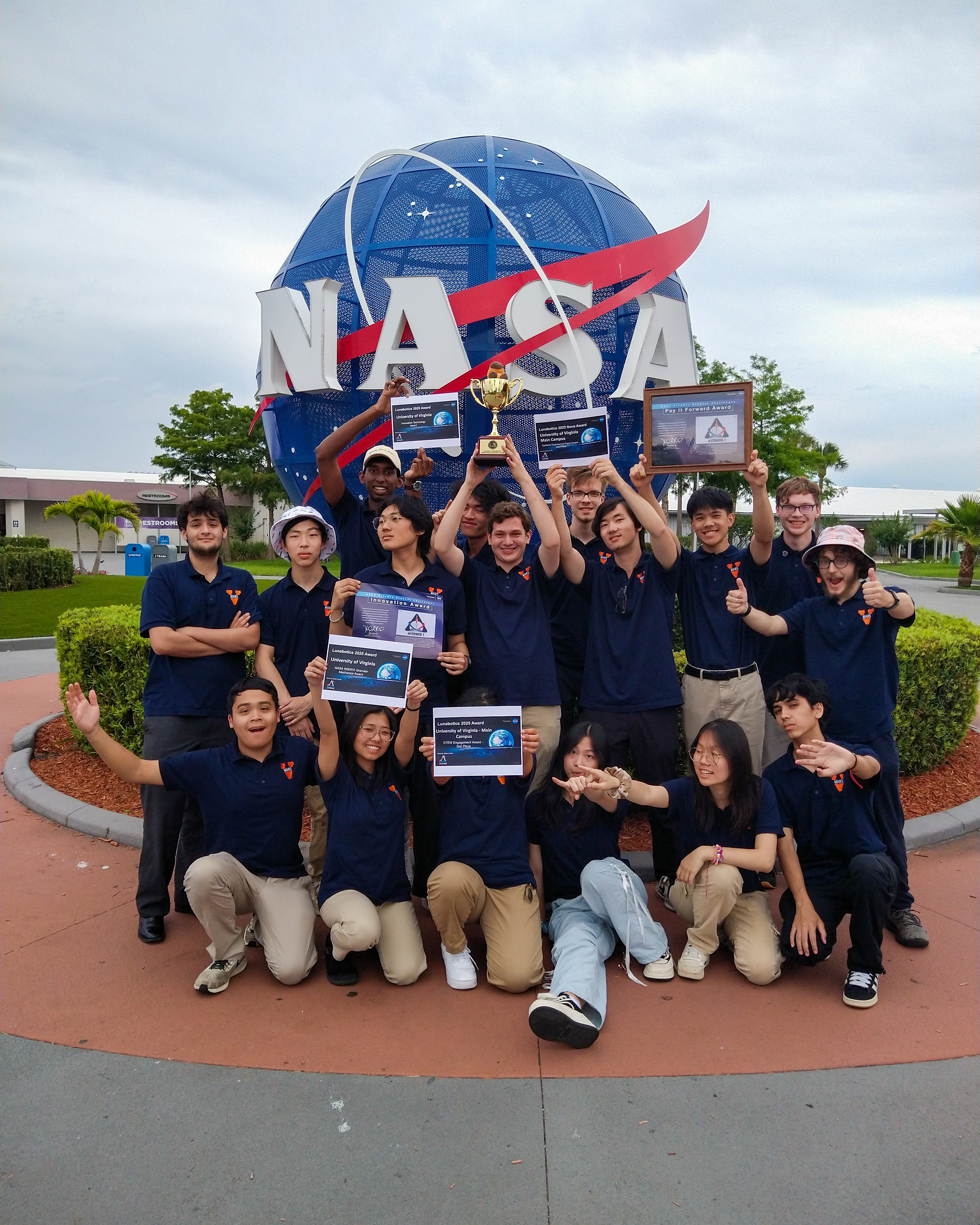 MARS posing with our awards!