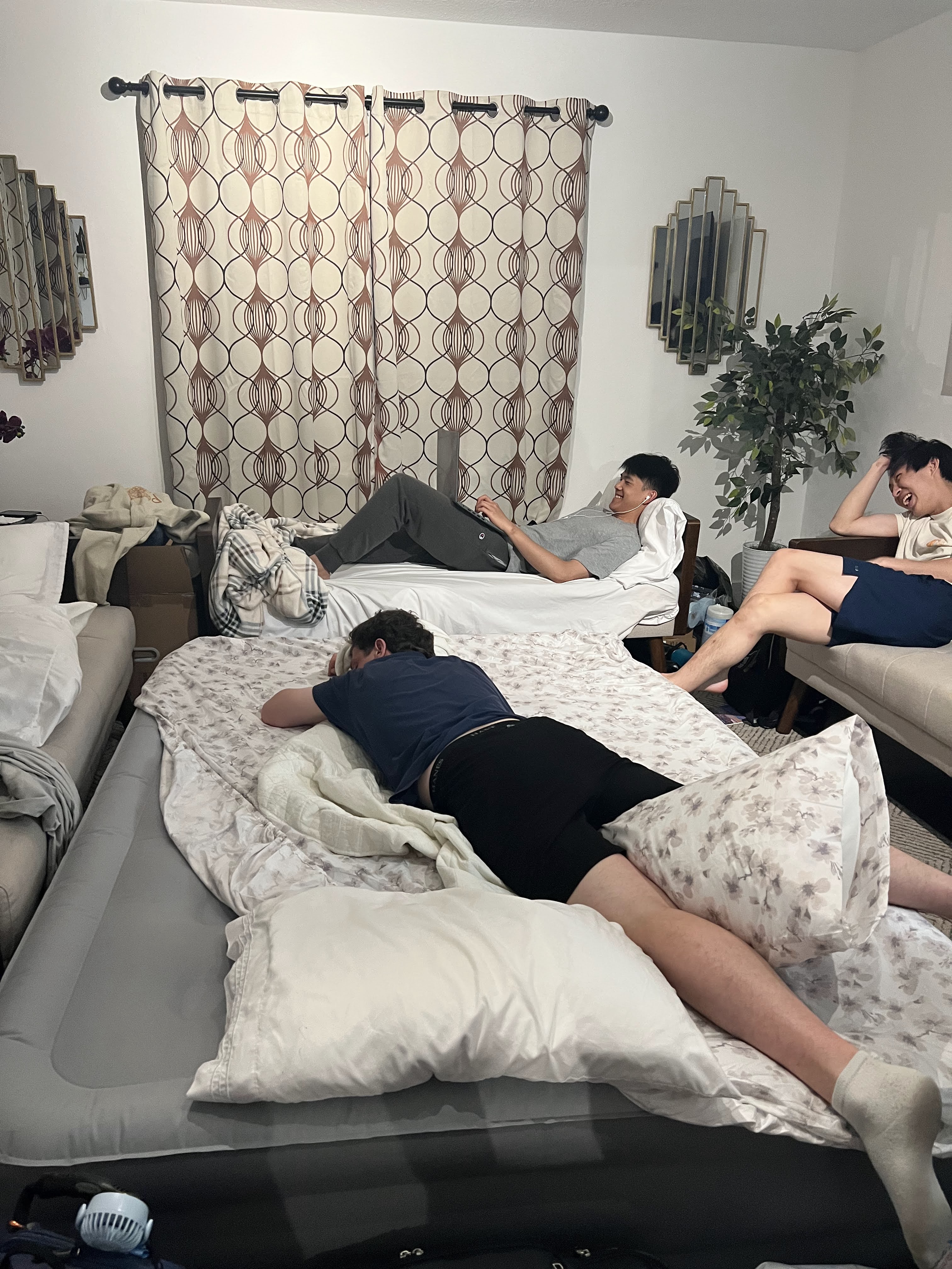 Craig Kalkwarf revealing his true nature of a sleeper.